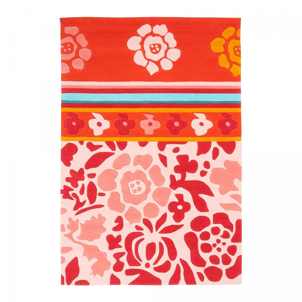 Tapis Chambre fait main en acrylique motif géométrique JOYLA