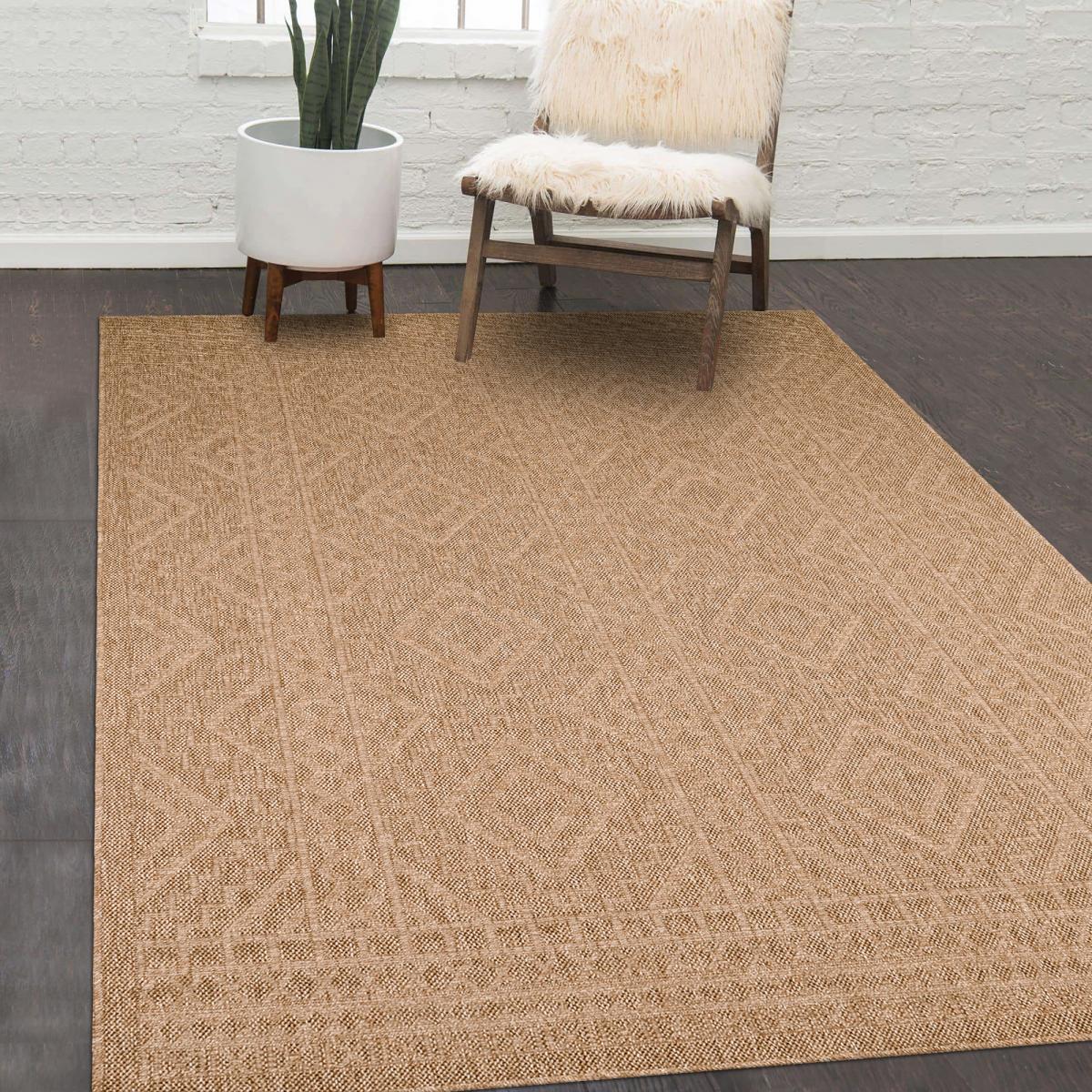 Tapis extérieur tissé kilim rectangle JUTE ART 3 — vue 6
