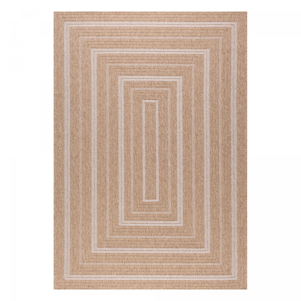 Tapis extérieur tissé kilim rectangle JUTE ART 5