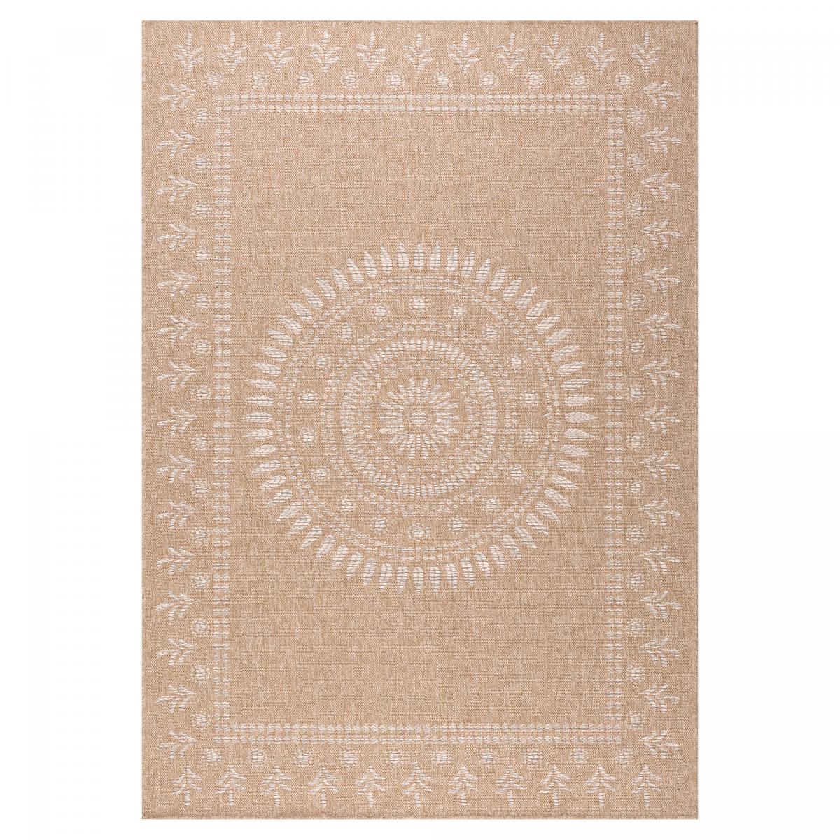 Tapis extérieur tissé kilim rectangle JUTE ART 6