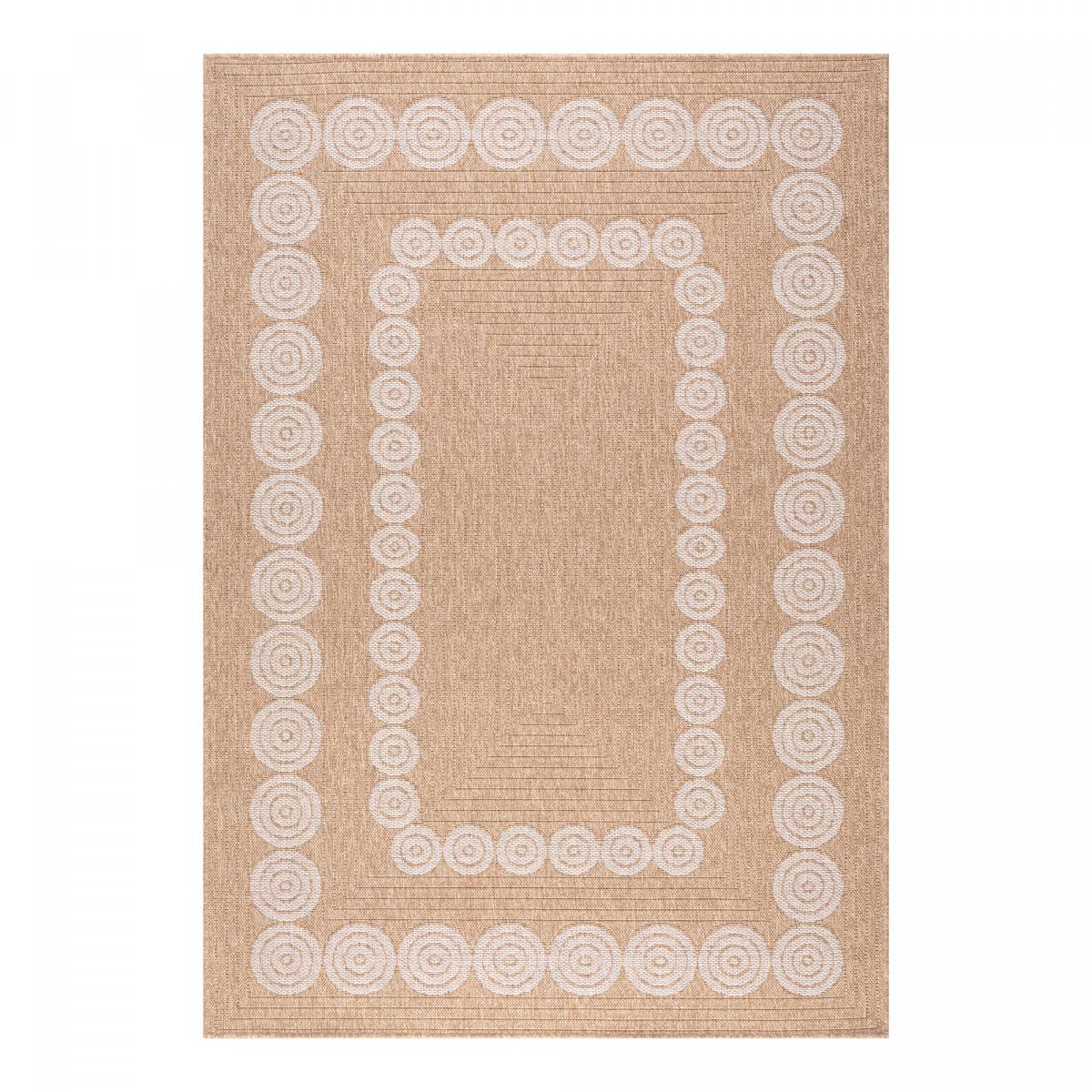 Tapis extérieur tissé kilim rectangle JUTE ART 8