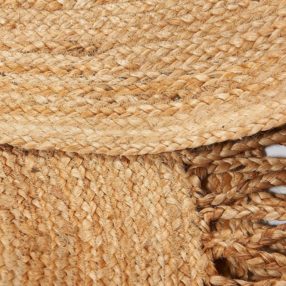 Tapis jute fait main JUTOVAL — vue 6