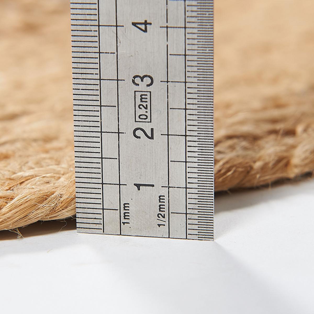 Tapis jute fait main JUTOVAL — vue 5