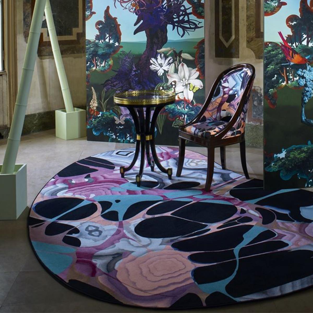 Tapis kilim tissé motif abstrait KAA — vue 4