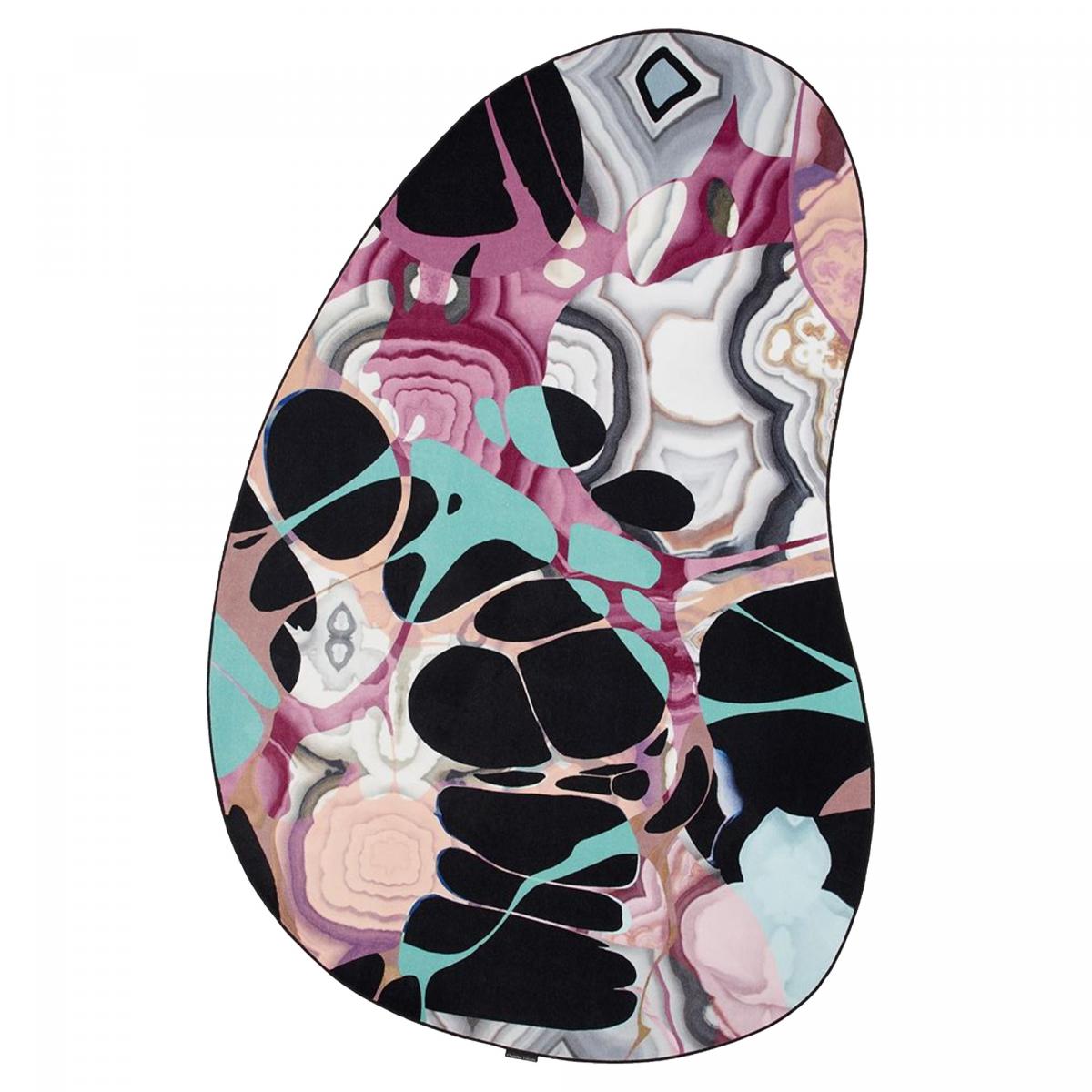 Tapis kilim tissé motif abstrait KAA