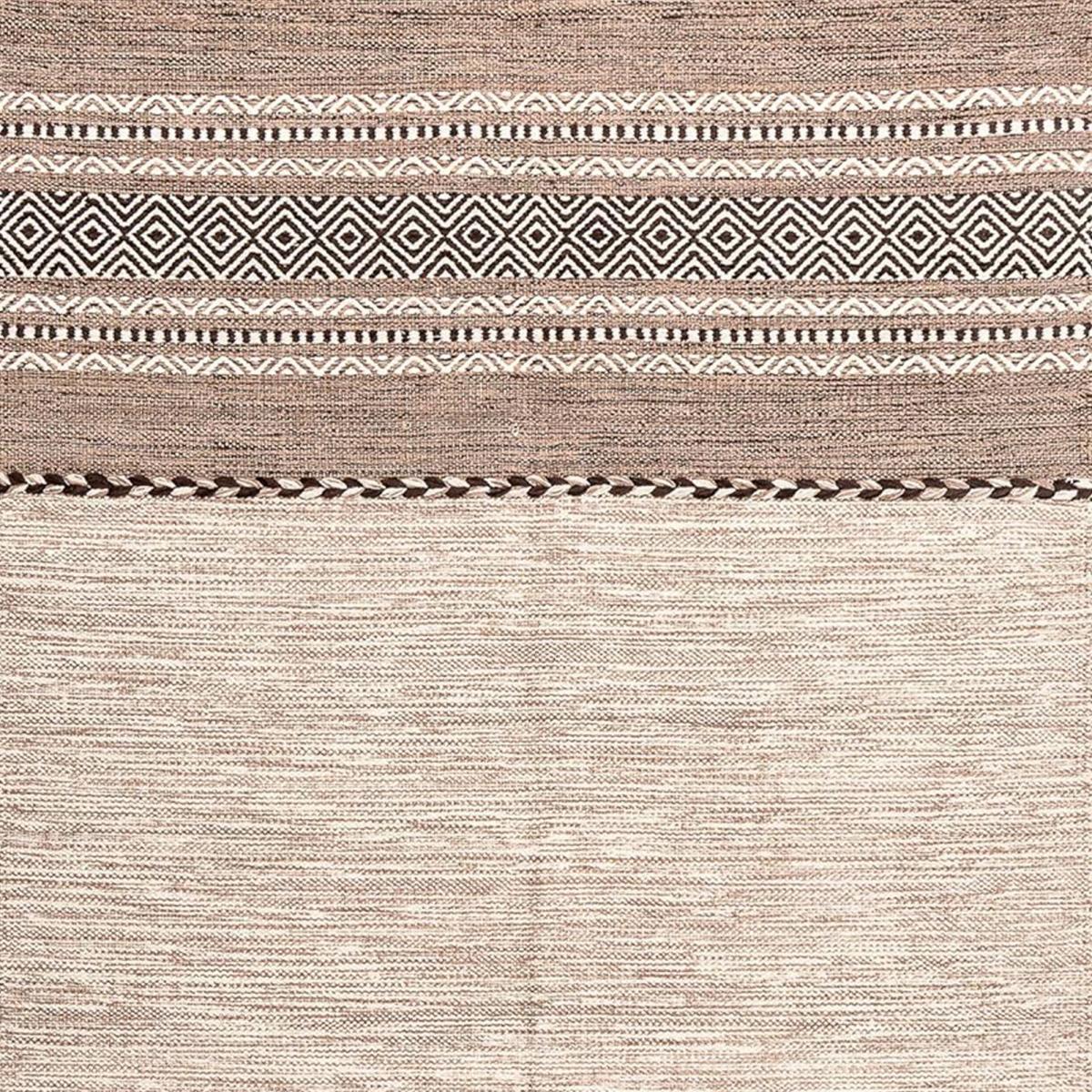 Tapis kilim fait main en coton motif ethnique LYN46 TIVE — vue 5