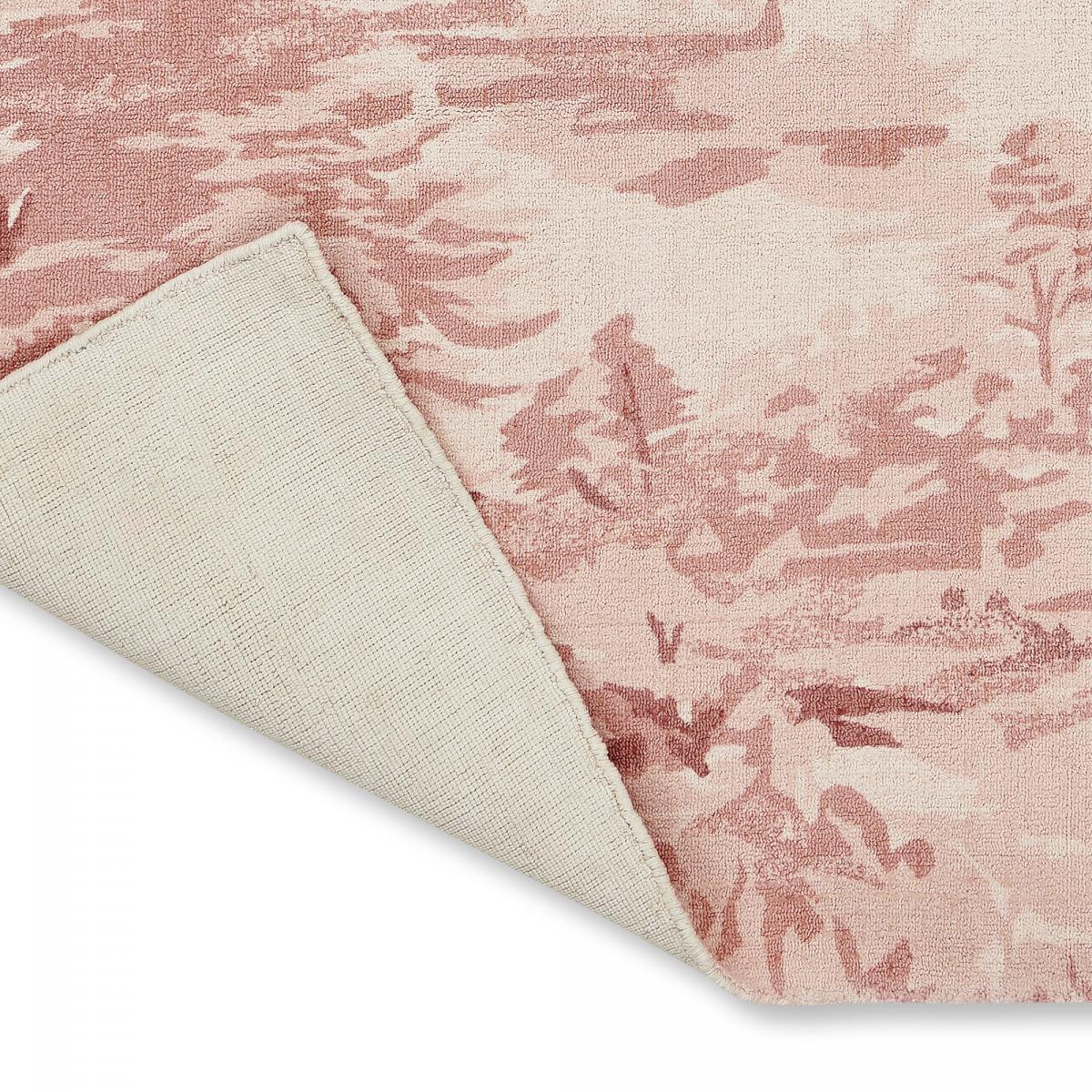 Tapis salon et chambre fait à la main en coton motif floral LANDSCAPE — vue 6