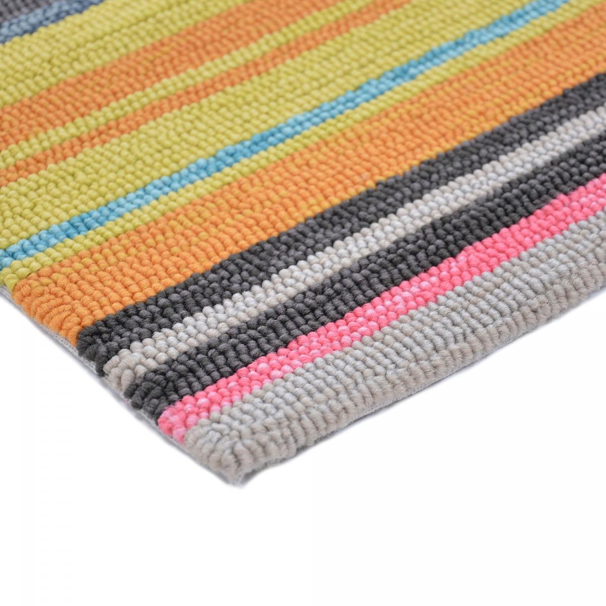 Tapis extérieur tissé kilim rectangle LAVIDA — vue 4