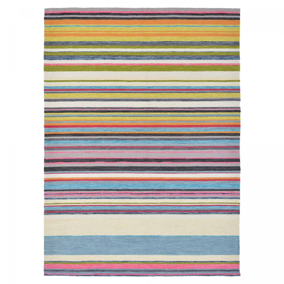 Tapis extérieur tissé kilim rectangle LAVIDA