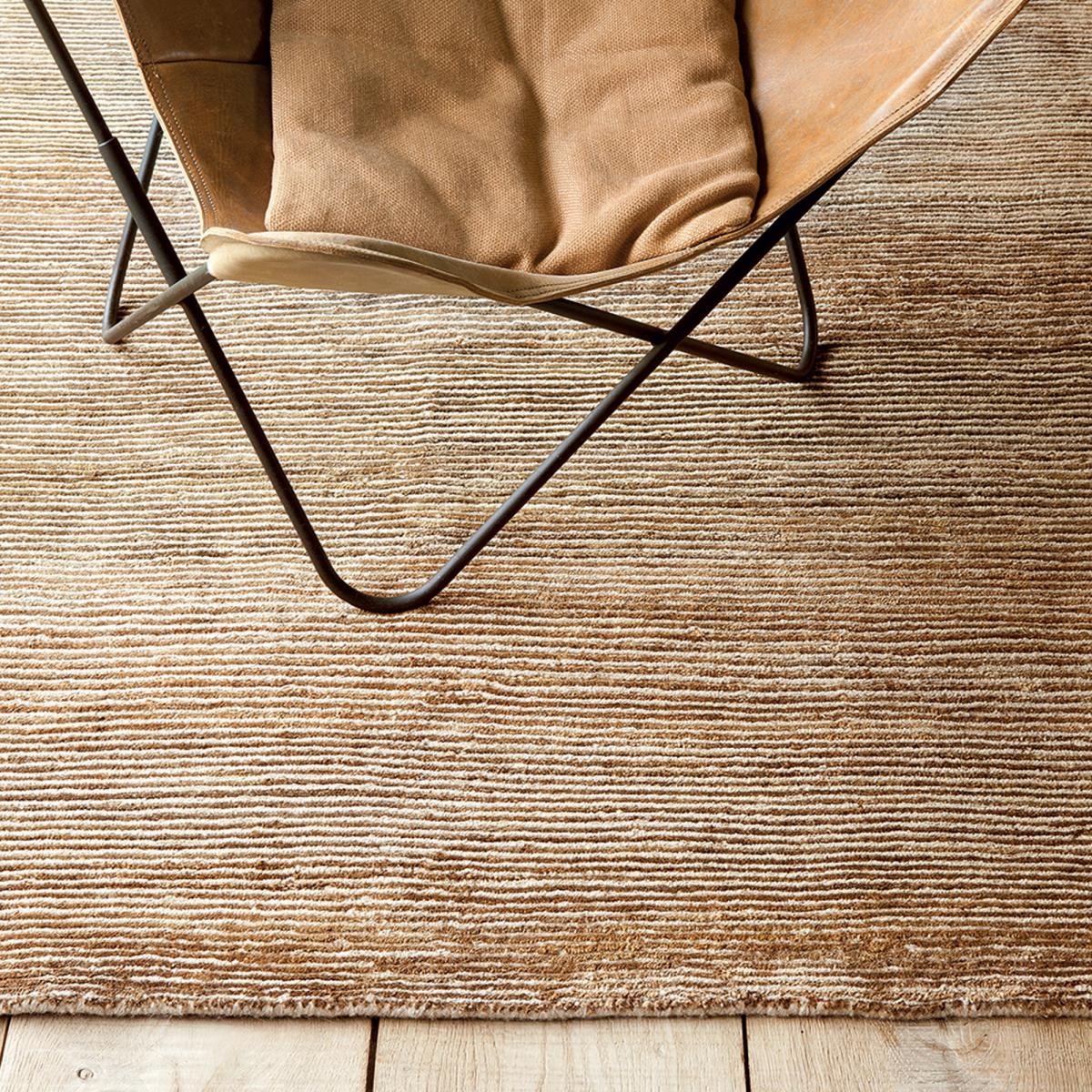 Tapis salon et chambre fait main en chanvre motif uni TRANSFORM 3 — vue 3