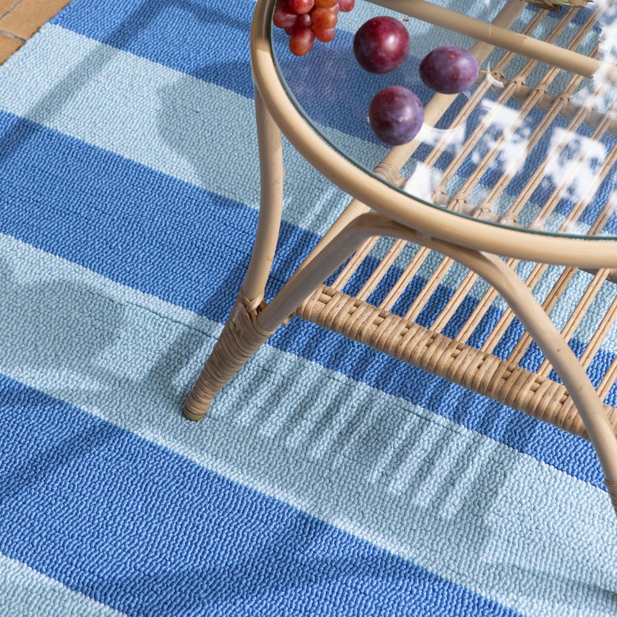 Tapis extérieur kilim fait main rectangle LILLE — vue 4