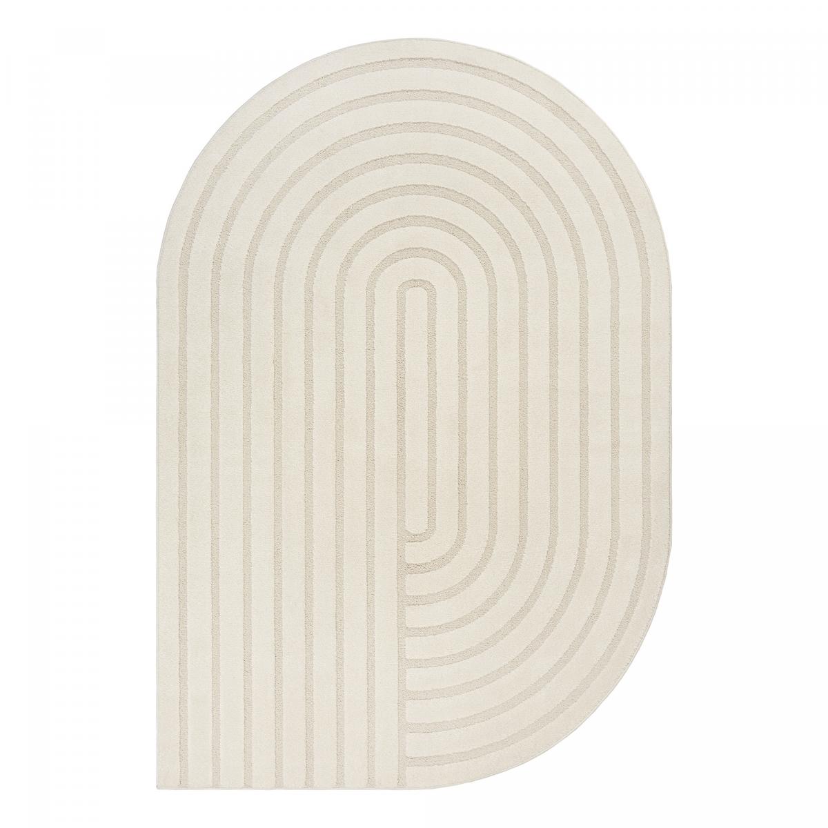 Tapis salon LYN9 SPIRATRO - Tapis forme original en relief