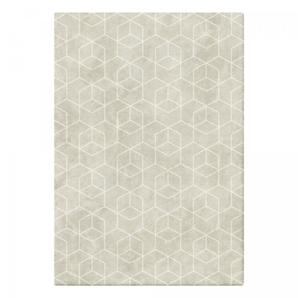 Tapis salon et chambre tissé motif abstrait LUCEN 8