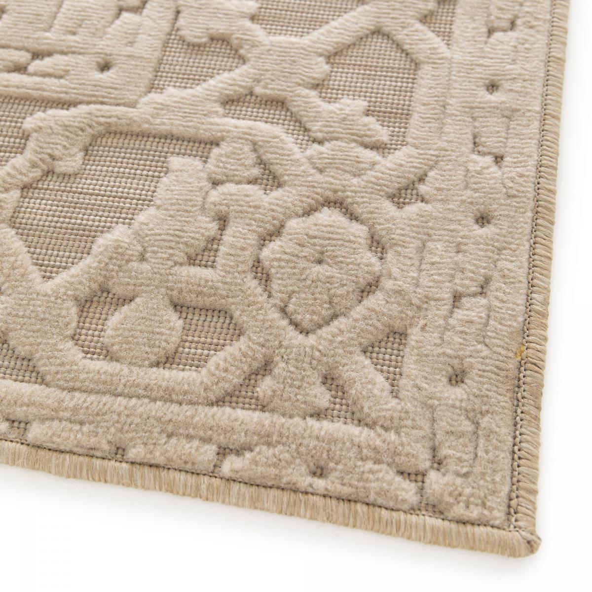 Tapis extérieur tissé kilim rectangle LUMIERE 5 — vue 5