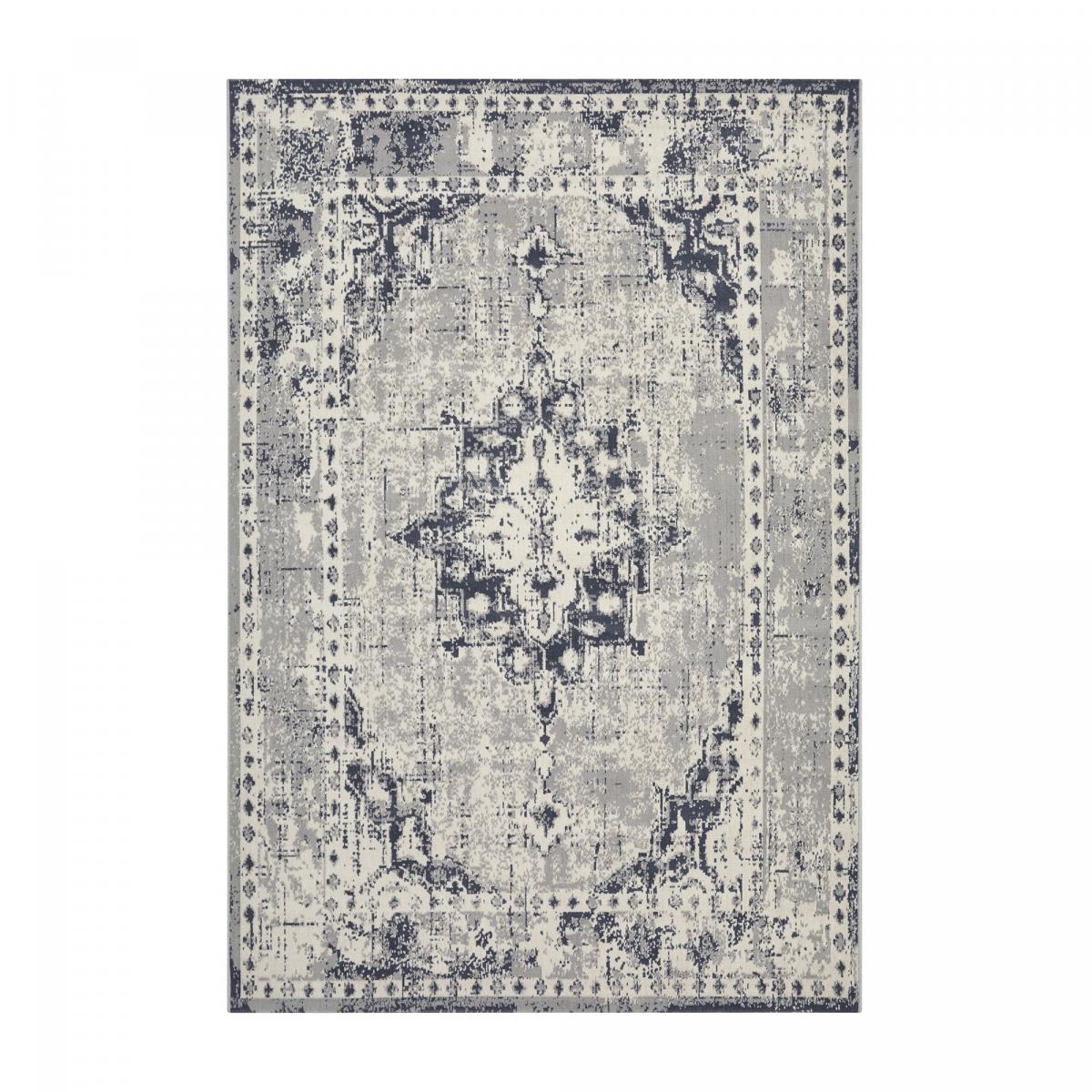 Tapis salon et chambre tissé motif oriental LUMIN 1