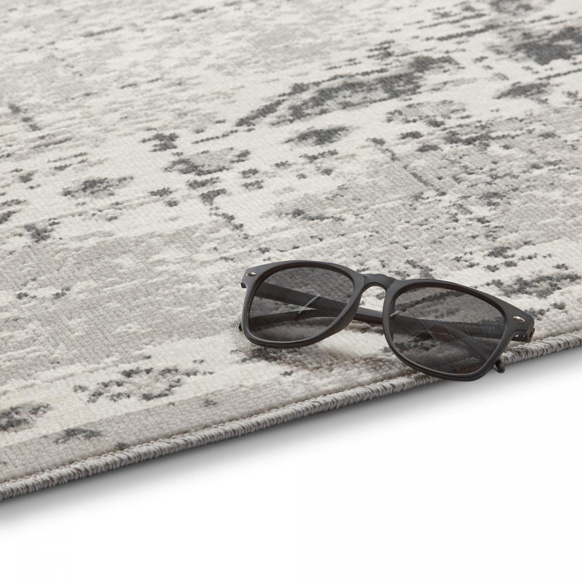 Tapis salon et chambre tissé motif oriental LUMIN 1 — vue 4