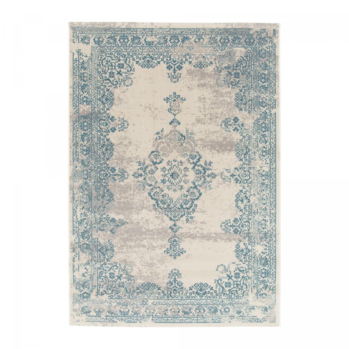 Tapis salon et chambre tissé motif oriental LUMIN 2