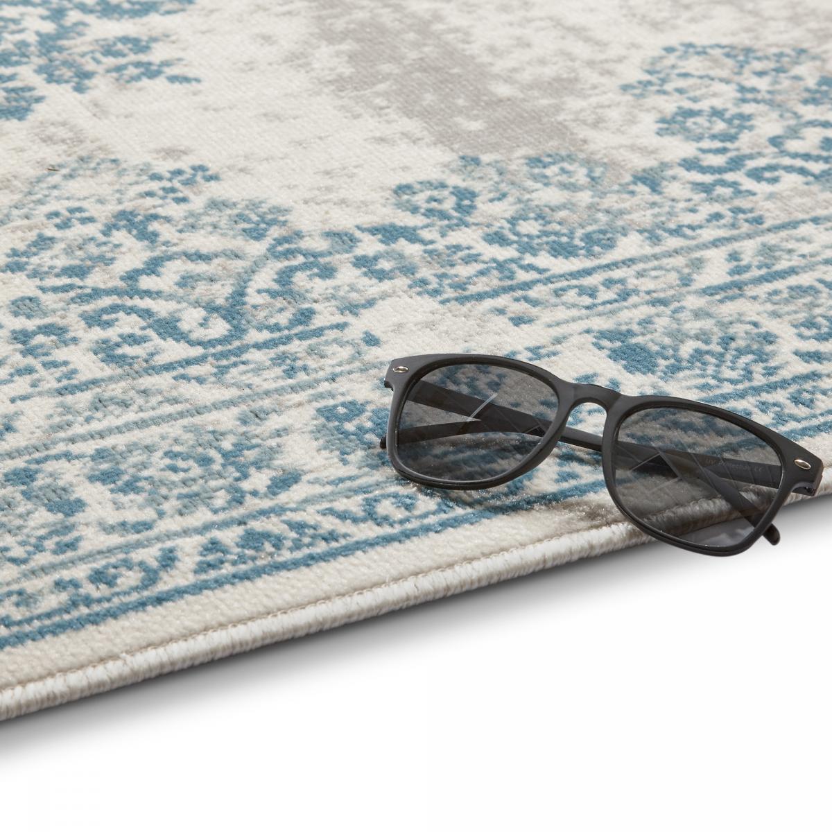 Tapis salon et chambre tissé motif oriental LUMIN 2 — vue 5