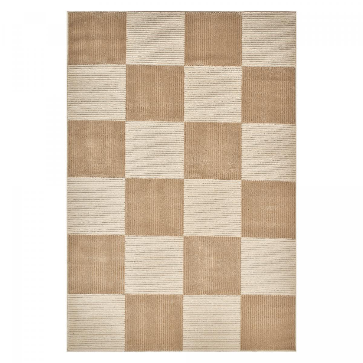 Tapis pour une chambre ou une entrée tissé motif géométrique LUNKIN 5