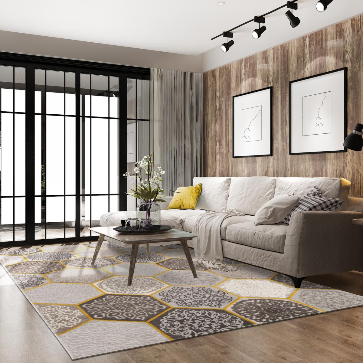 Tapis extérieur tissé kilim rectangle LUXORA 2 — vue 6