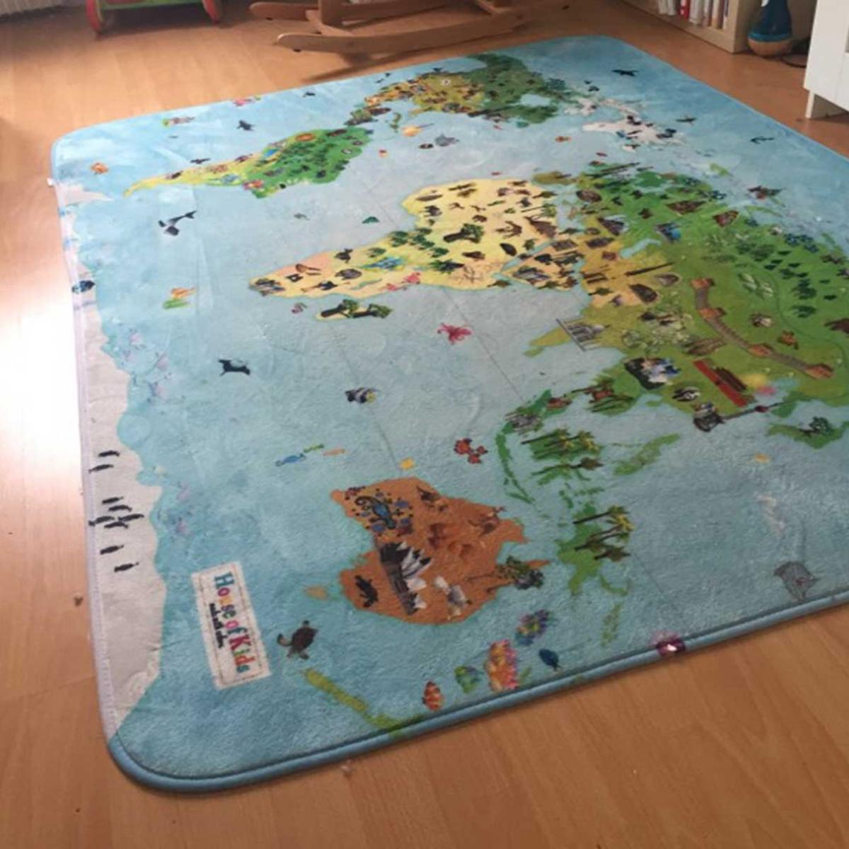 Tapis enfant tissé DOUX MAPPEMONDE — vue 3