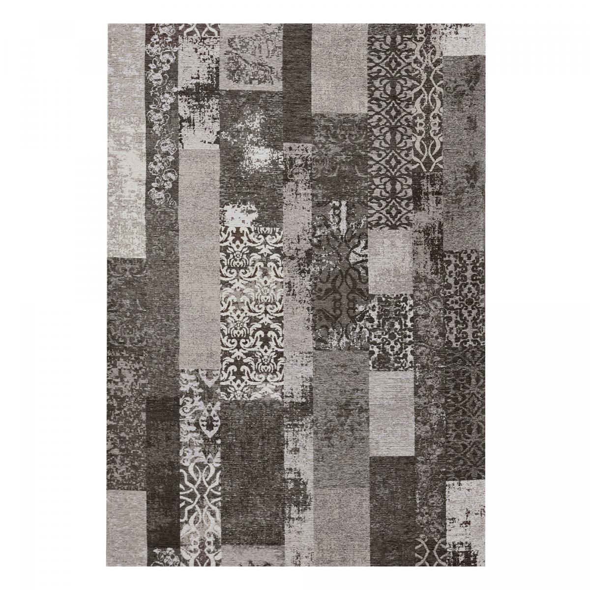 Tapis Chambre tissé en acrylique motif rétro-vintage MARADO