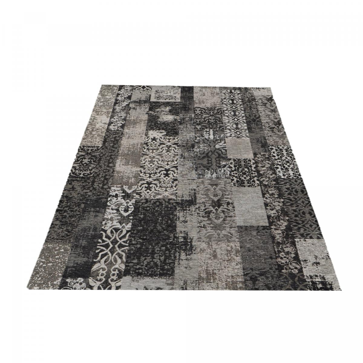 Tapis Chambre tissé en acrylique motif rétro-vintage MARADO — vue 4