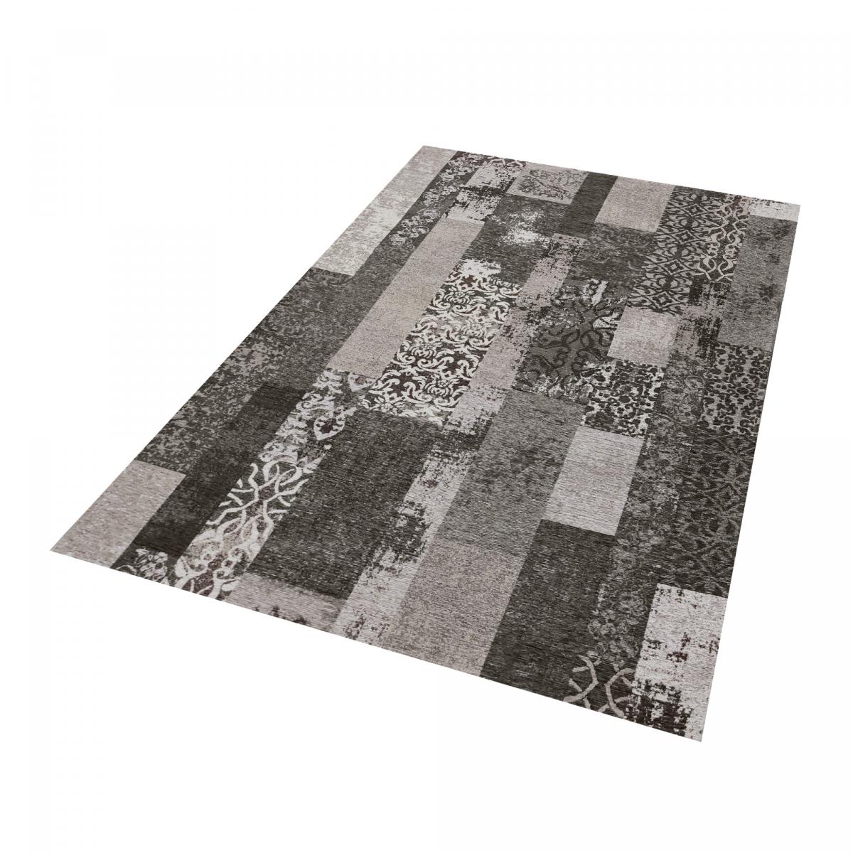 Tapis Chambre tissé en acrylique motif rétro-vintage MARADO — vue 6