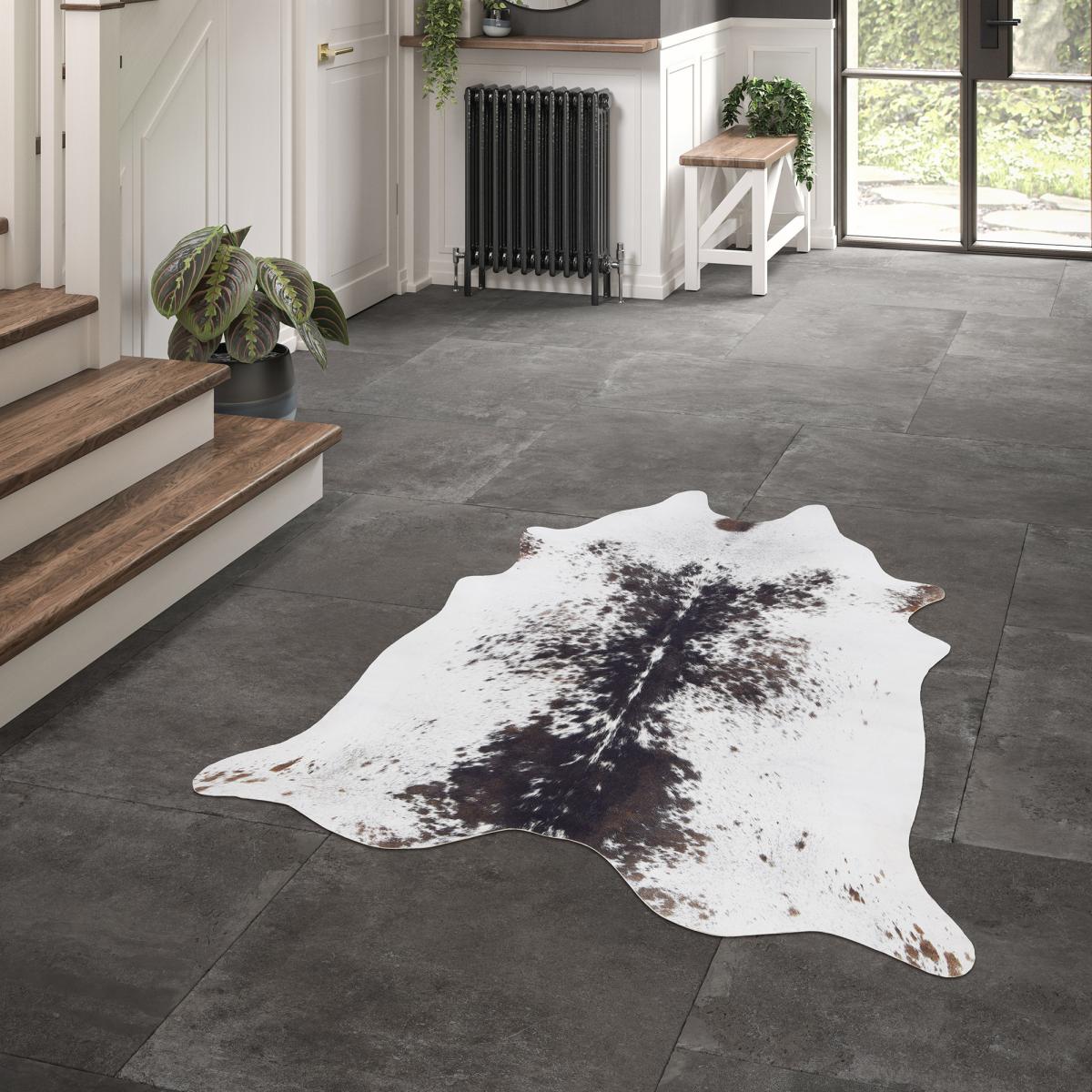 Tapis salon et chambre tissé motif animaux MARBEL 4 — vue 3