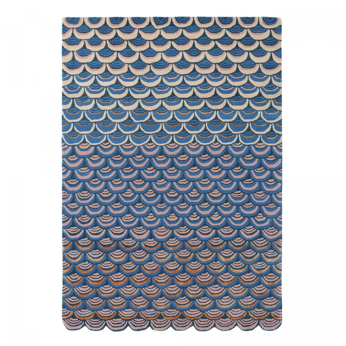 Tapis salon et chambre fait à la main en laine MASQUARADE