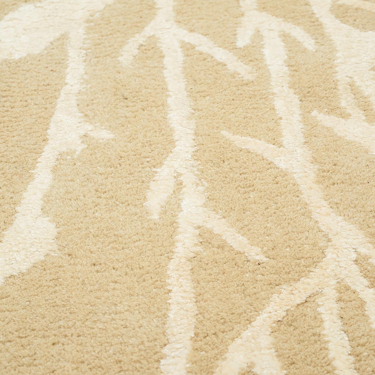 Tapis salon et chambre fait main en laine motif abstrait MEANDOW — vue 5