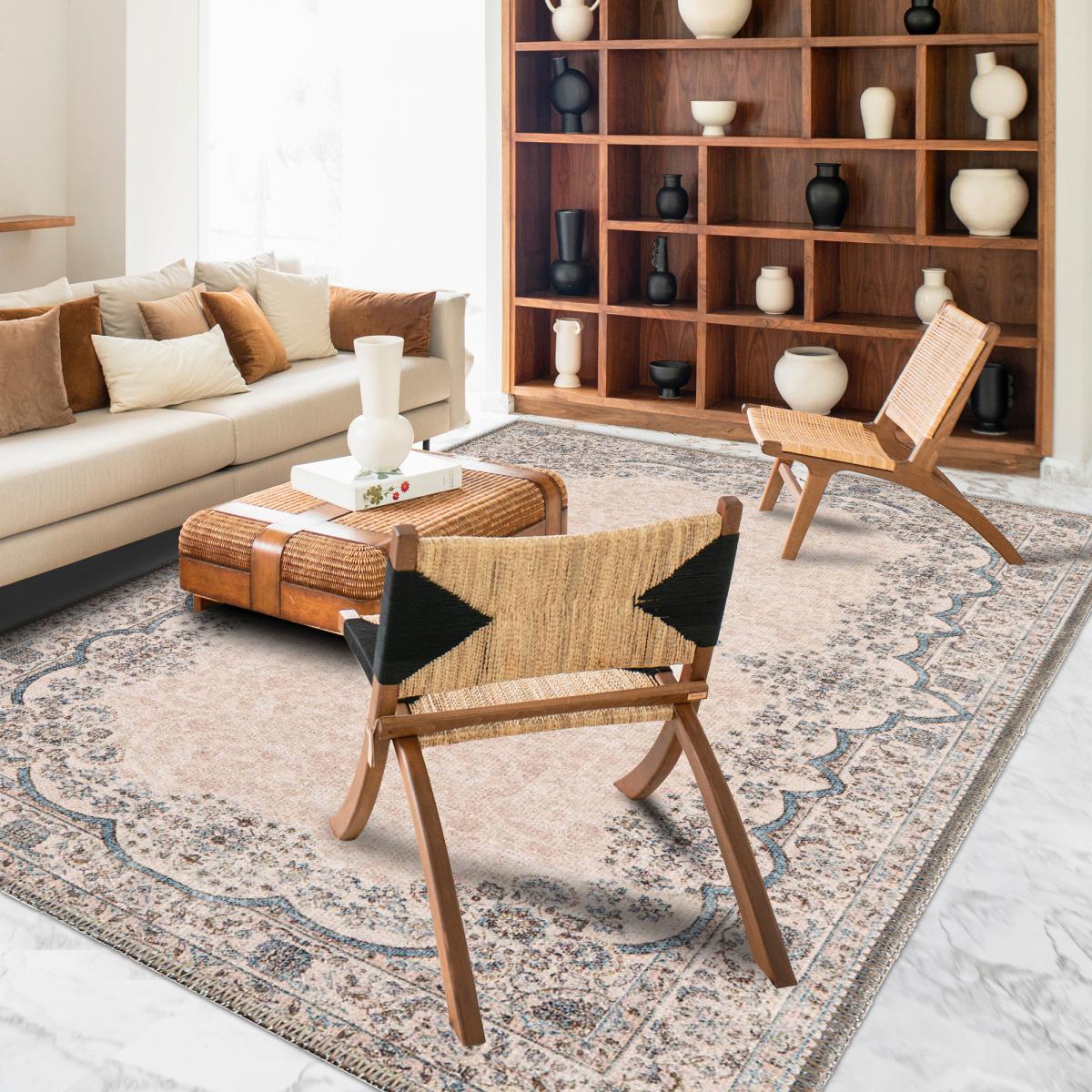 Tapis orient tissé motif classique MEDASTEL — vue 3