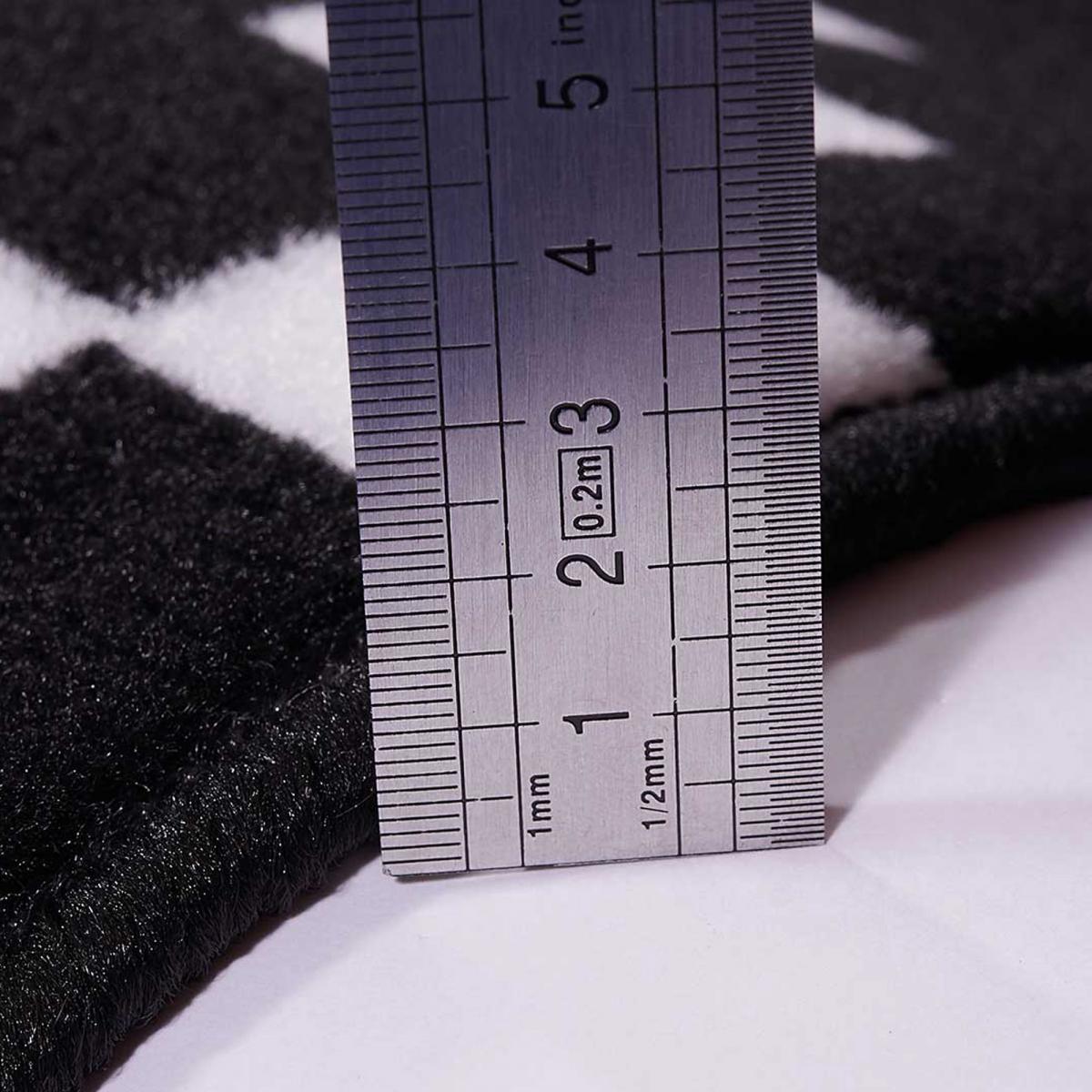 Tapis chambre tissé motif géométrique LYN1 LERUM — vue 4