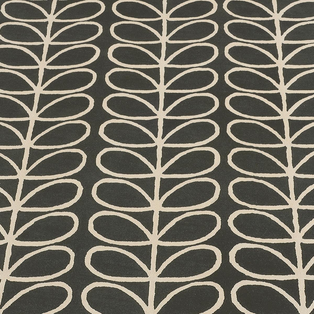 Tapis salon et chambre fait à la main en laine motif seventies STEM — vue 5