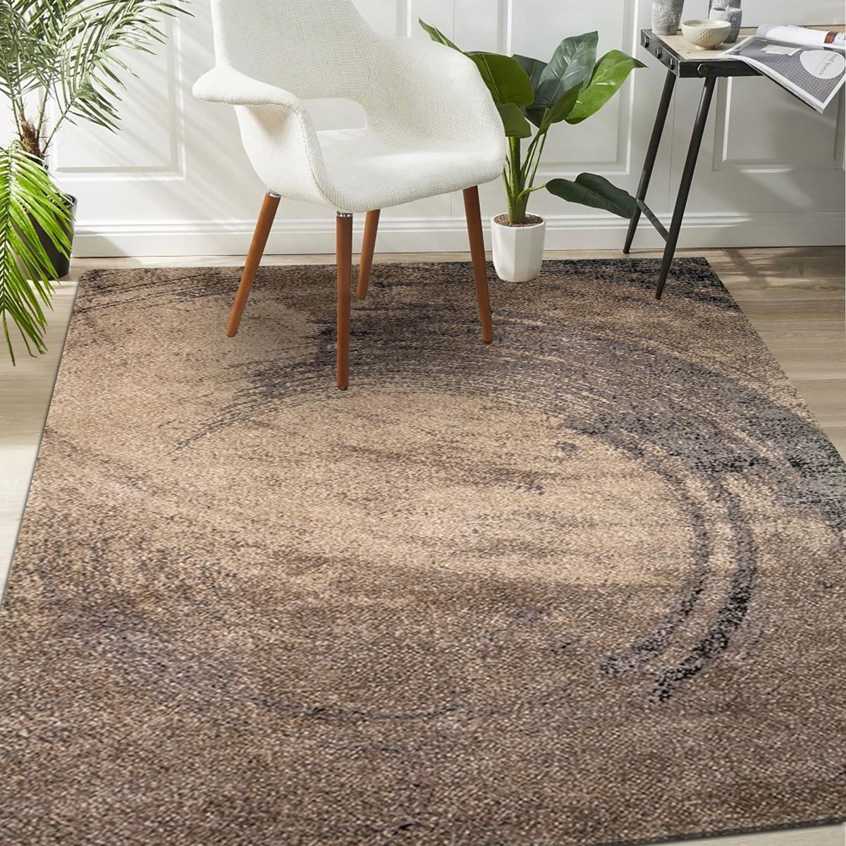 Tapis salon et chambre tissé motif abstrait BINBA — vue 3