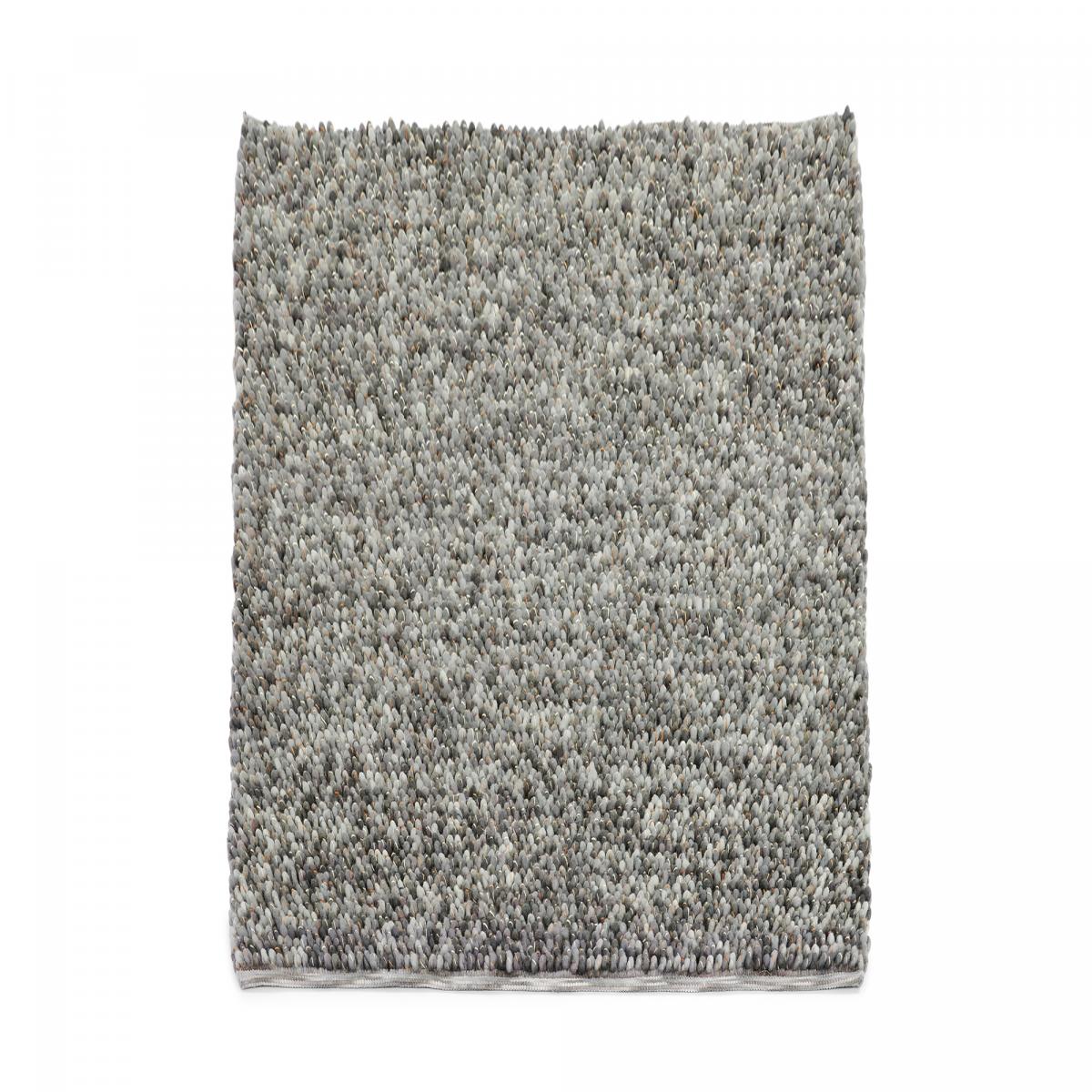 Tapis salon et chambre tissé en laine motif uni COBLE