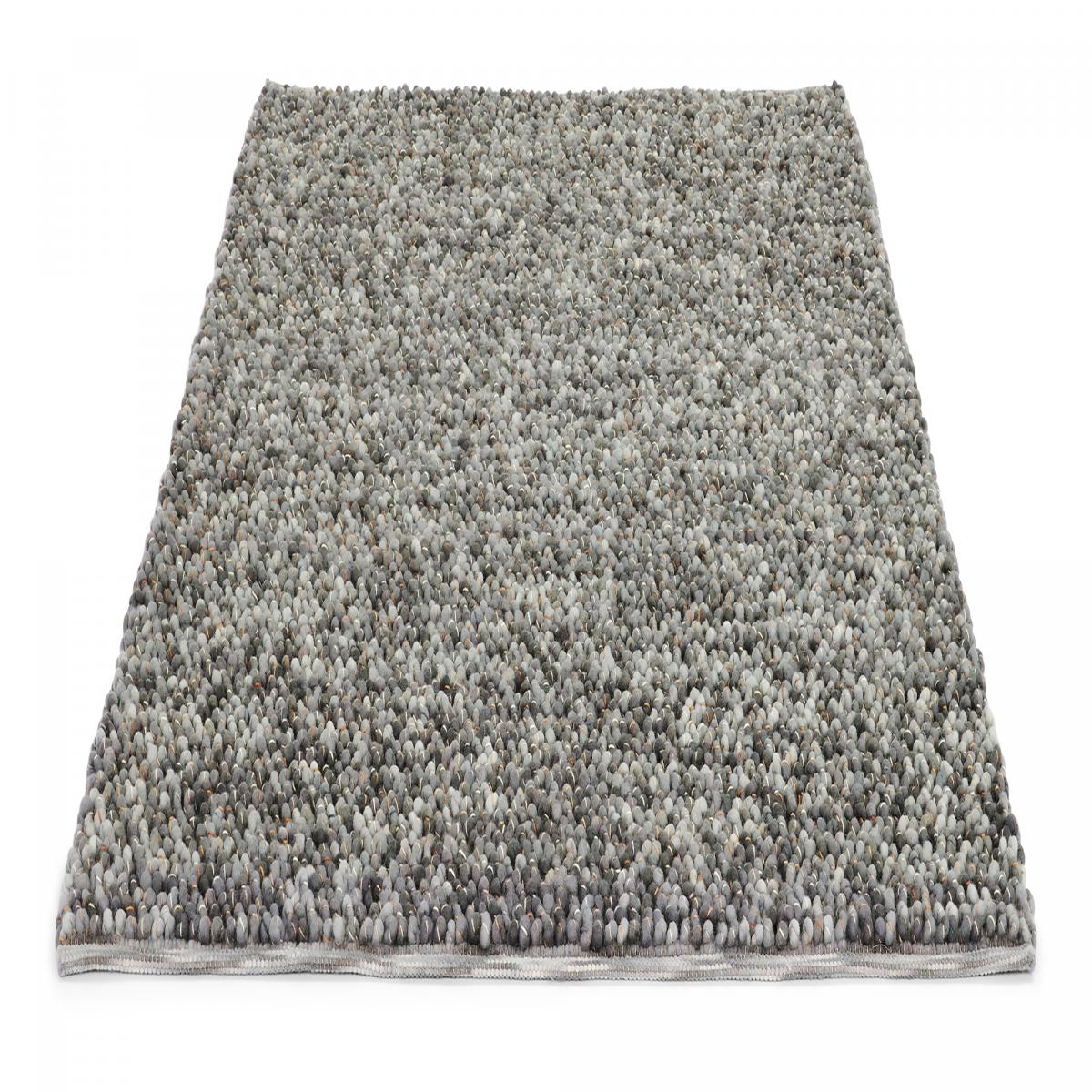 Tapis salon et chambre tissé en laine motif uni COBLE — vue 4