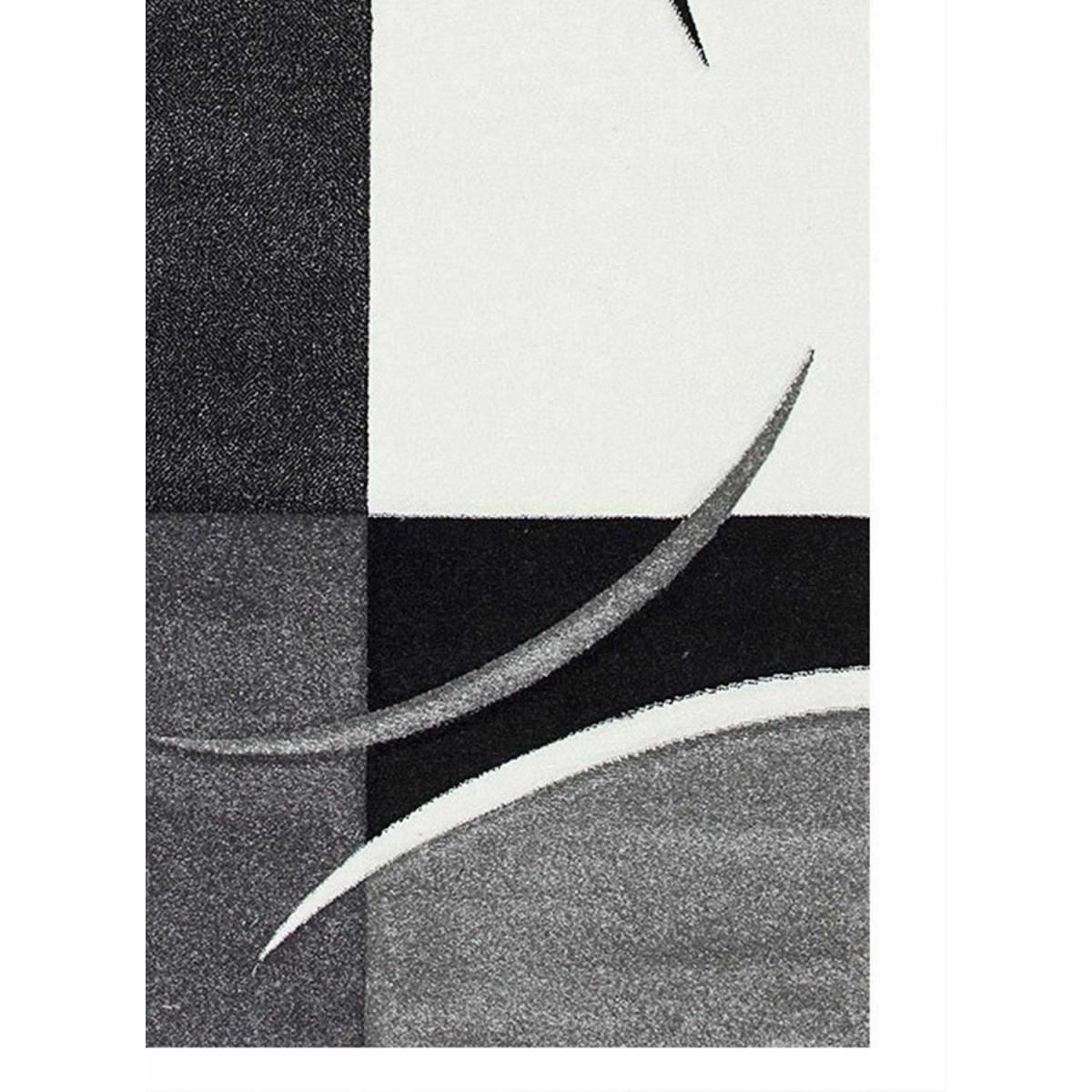 Tapis salon et chambre tissé motif géométrique ABSTRATA — vue 4