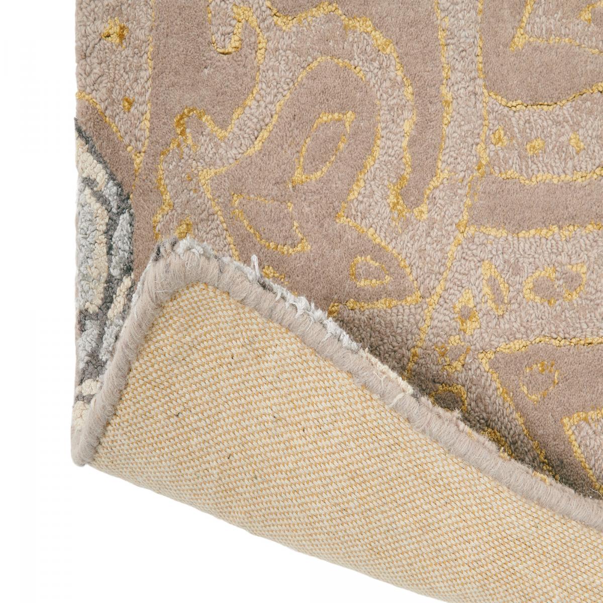 Tapis salon et chambre fait à la main en laine motif floral FABLED — vue 5