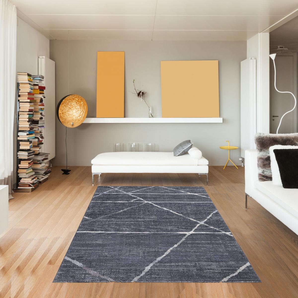 Tapis Chambre tissé motif géométrique LUXURY — vue 3