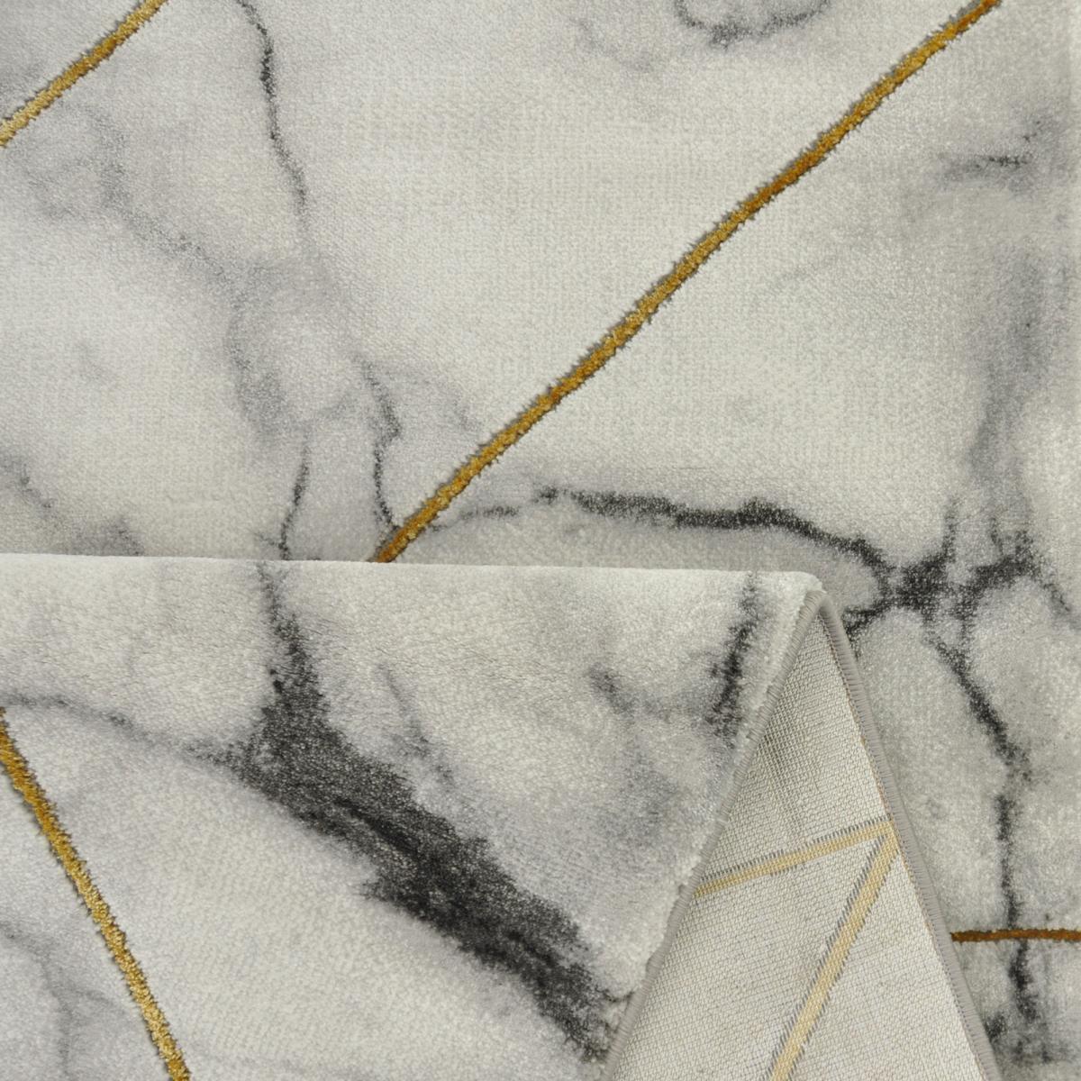 Tapis salon et chambre tissé motif abstrait MARBLI — vue 4