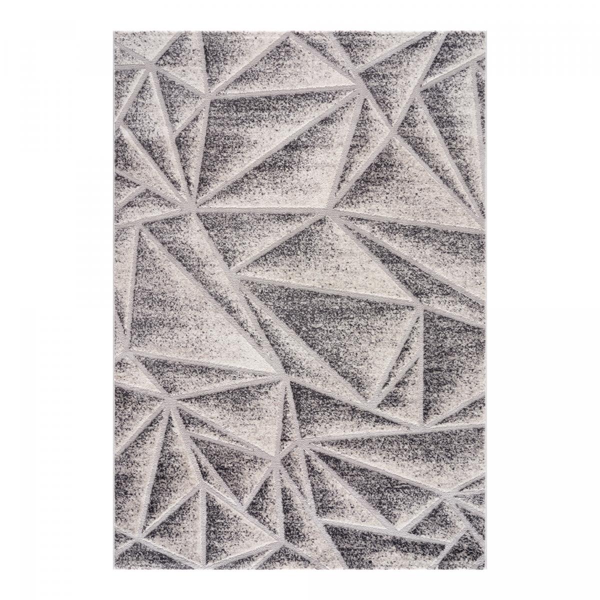 Tapis salon et chambre tissé motif géométrique ORI