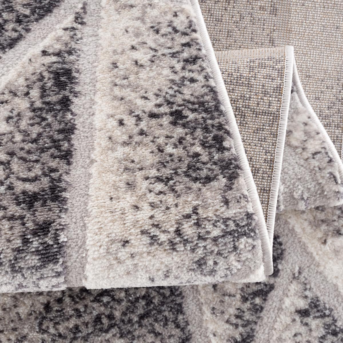 Tapis salon et chambre tissé motif géométrique ORI — vue 4