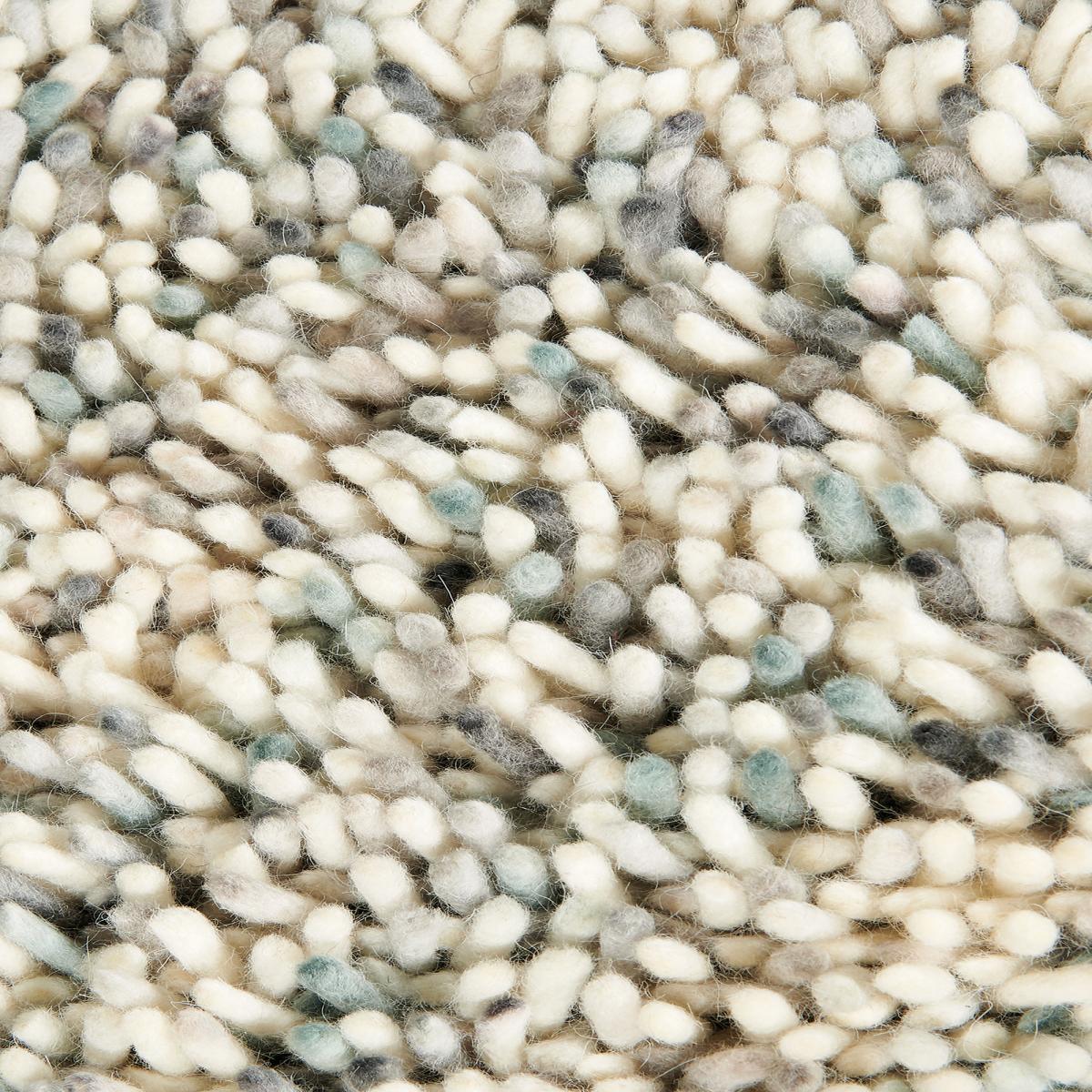 Tapis longs poils shaggy tissé en laine motif faux uni NUAGE C — vue 4