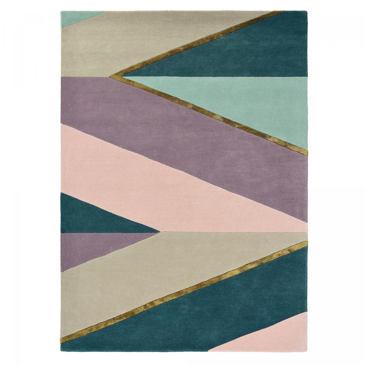 Tapis salon et chambre SAHAARA, fait à la main motif géométrique