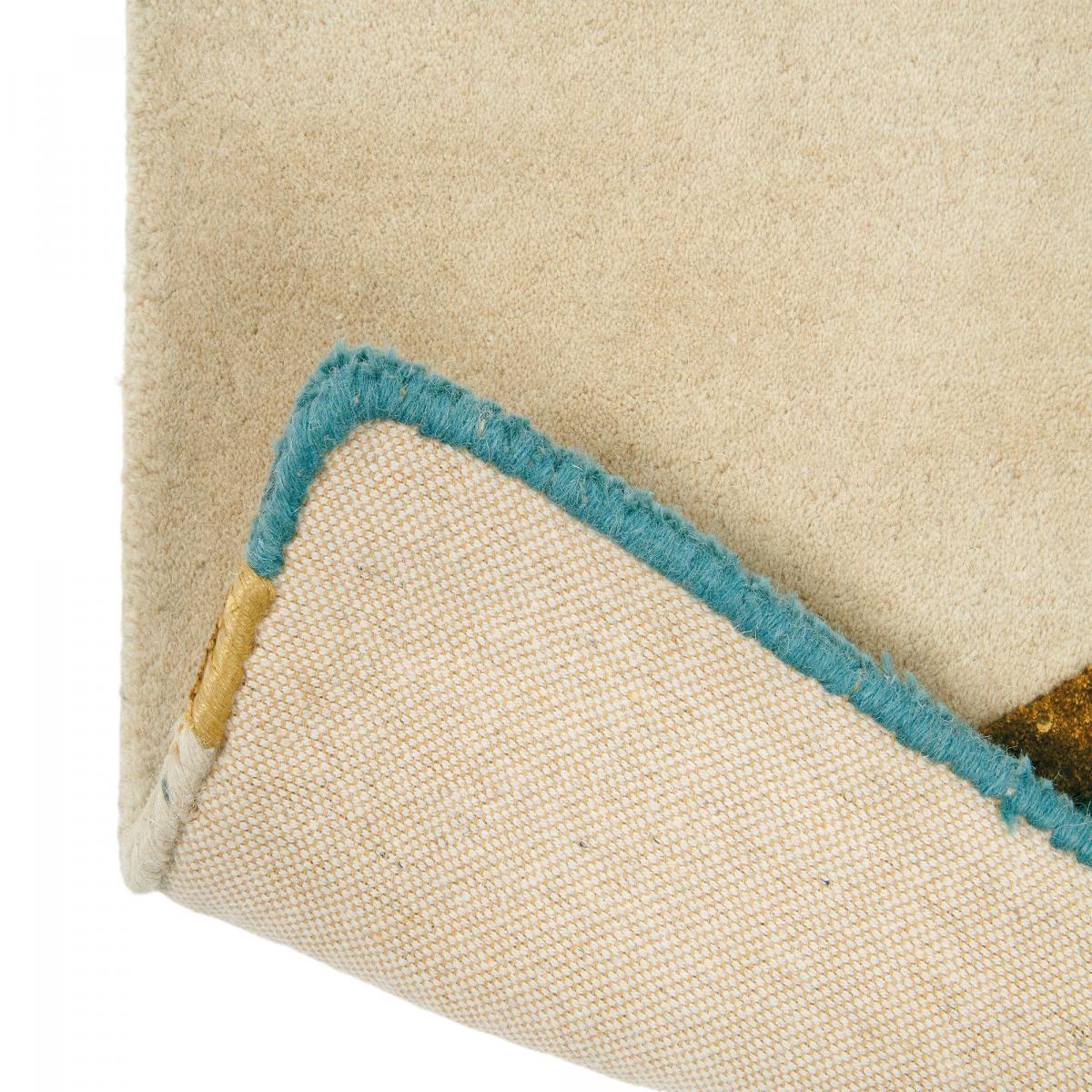 Tapis salon et chambre SAHAARA, fait à la main motif géométrique — vue 5