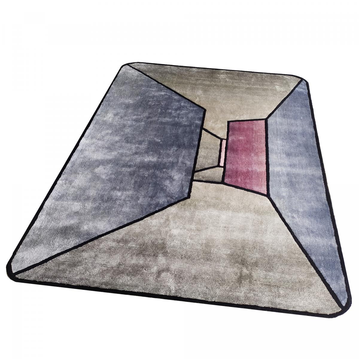 Tapis salon et chambre THE ROOM, fait à la main motif géométrique — vue 6