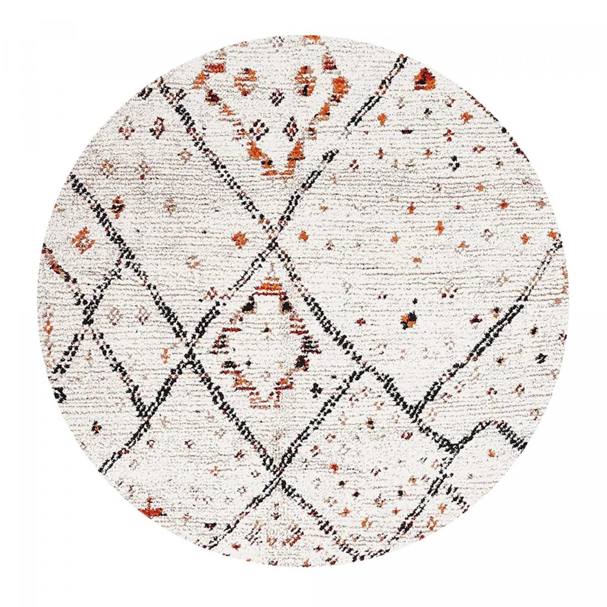 Tapis berbère tissé motifs tribaux LYN8 MORA