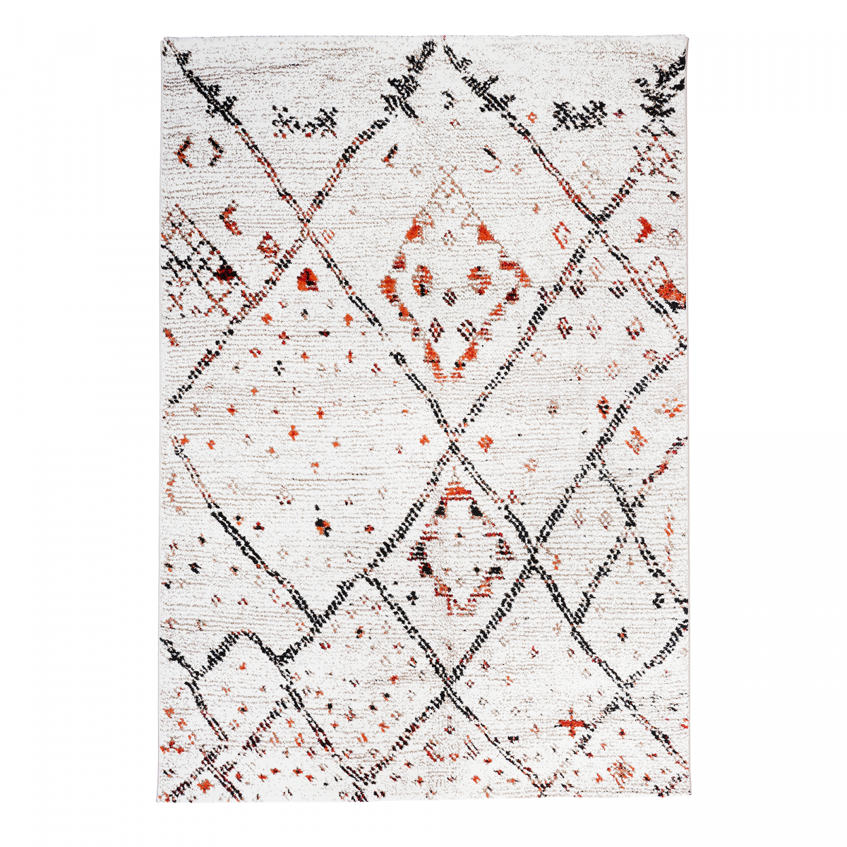 Tapis berbère tissé motifs tribaux LYN8 MORA