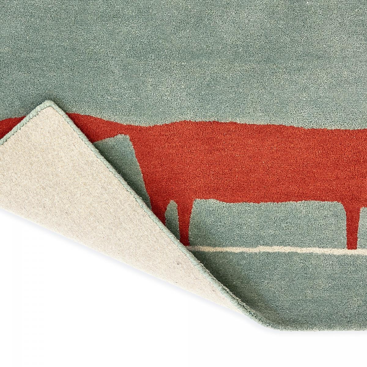 Tapis enfant fait à la main en laine MR FOX — vue 5